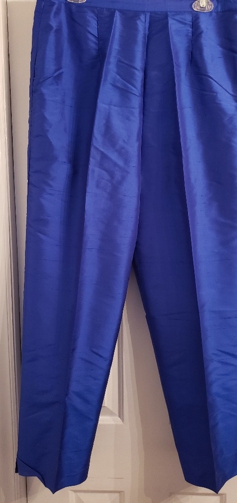 Silk slacks